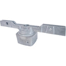 12 inch Adjustable Universal Flat Top Mount Bracket for 2-7/8 inch Round Posts and 2-1/4 inch Square Posts Assembled