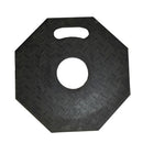 10 pound Octagon Rubber Base