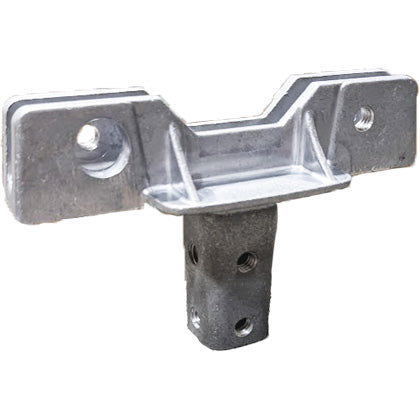 5-1/2" Extruded Top Mount Bracket at 90° and 180° for 1" Center to Center U-Channel Posts