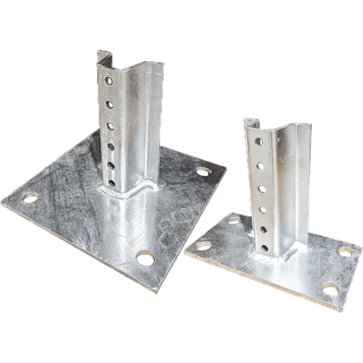 Sign Post Base For 2lb U-channel Posts – DynaEngineering
