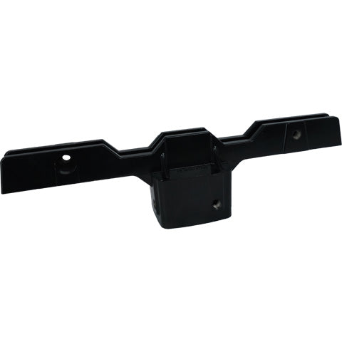 12 Inch Universal  Flat Top Mount Bracket for 2-3/8 Inch Round Posts and 2 Inch Square Posts Black