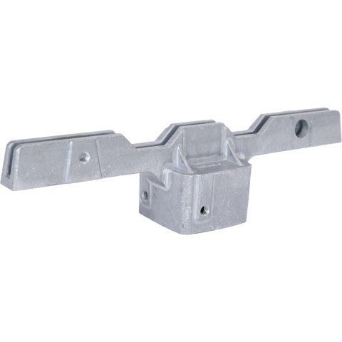 12 Inch Universal  Flat Top Mount Bracket for 1-7/8 Inch Round Posts and 1-3/4 Inch Square Posts