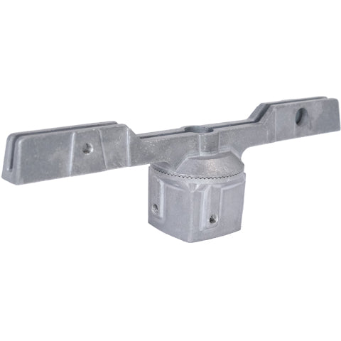 12 inch Adjustable Universal Flat Top Mount Bracket for 1-7/8 inch Round Posts and 1-3/4 inch Square Posts Assembled