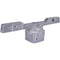 12 inch Adjustable Universal Flat Top Mount Bracket for 2-3/8 inch Round posts and 2 inch Square Posts Assembled
