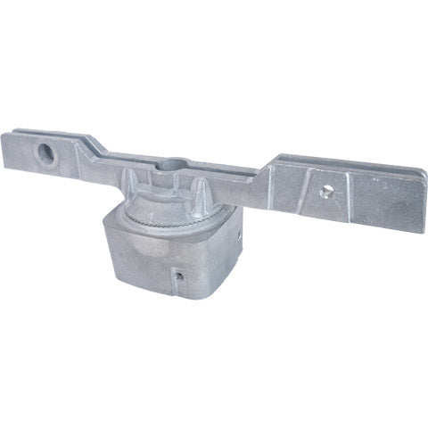 12 inch Adjustable Universal Flat Top Mount Bracket for 2-7/8 inch Round Posts and 2-1/4 inch Square Posts Assembled