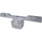 12 inch Adjustable Universal Extruded Top Mount Bracket for 2-7/8 inch Round posts and 2-1/4 inch Square Posts Assembled