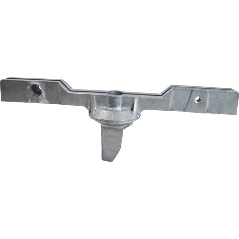 12 inch Adjustable Flat Top Mount Bracket for 1 inch Center to Center U-Channel Posts Assembled to 90 Degrees