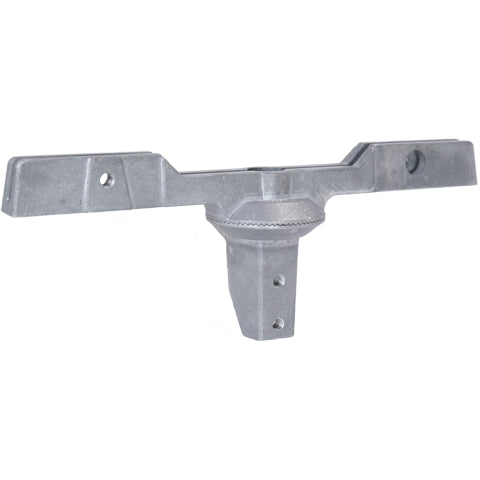 12 inch Adjustable Flat Top Mount Bracket for 1 inch Center to Center U-Channel Posts Assembled to 180 Degrees