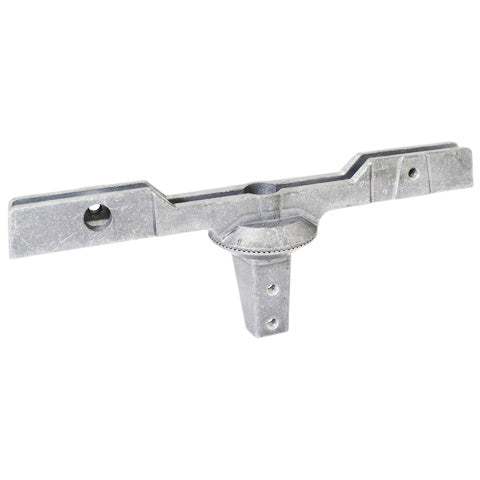 12 inch Adjustable Extruded Top Mount Bracket for 1 inch Center to Center U-Channel Posts Assembled to 180 Degrees