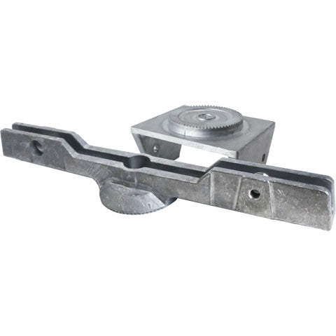 12 inch Adjustable Universal Flat Top Mount Bracket for 4 inch Wood Posts