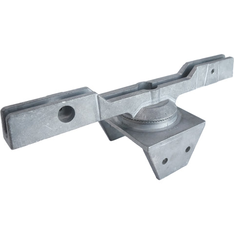 12" Adjustable Universal Extruded Top Mount Bracket for 4" Wood Posts