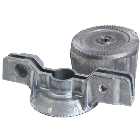 5-1/2 Inch Adjustable Universal Flat Top Mount Bracket for 2-3/8 Inch Round Post and 2 Inch Square Post