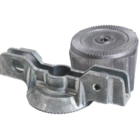 5-1/2 Inch Adjustable Universal Extruded Top Mount Bracket for 2-3/8 Inch Round Post and 2 Inch Square Post