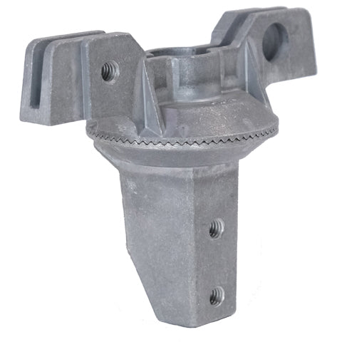 5-1/2 Inch Adjustable Flat Top Mount Bracket for 1 Inch Center to Center U-Channel Posts Assembled to 180 Degrees