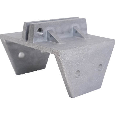 3-1/2 Inch Flat Top Mount and End Mount Bracket for 4 Inch Wood Posts