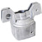 5 Inch Adjustable Universal Extruded Notched Top Mount Bracket for 2-3/8 Inch Round Posts and 2 Inch Square Posts Assembled