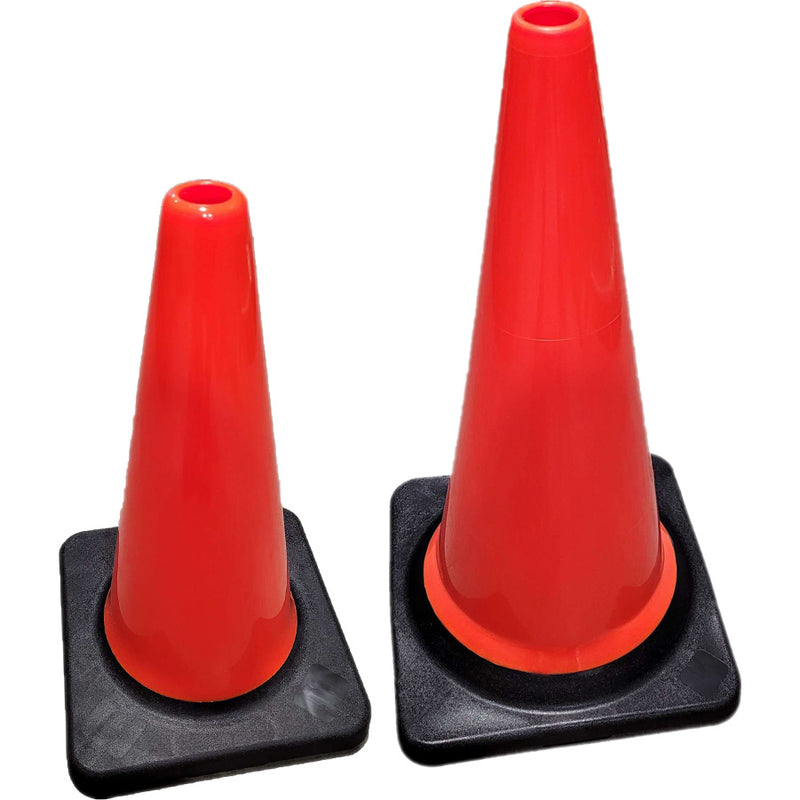 Black Base Traffic Cone