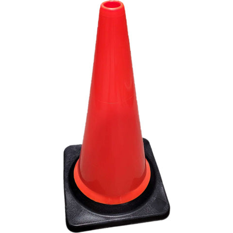 Black Base Traffic Cone