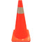 28 Inch Orange Traffic Cone With One 4 Inch High Intensity Collar
