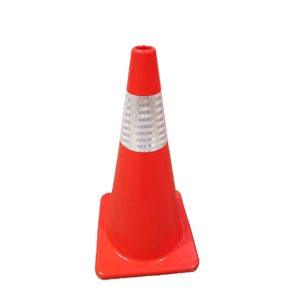 28 Inch Orange Traffic Cone With One 6 Inch Diamond Grade Collar