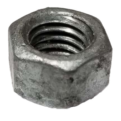 Nut Hex Galvanized 3/8 Inch - 16 UNC