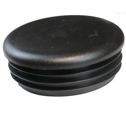 Black Plastic Inside Fitting Rain Cap for 2-3/8 Inch Round Posts