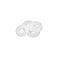 White Nylon Flat Washers